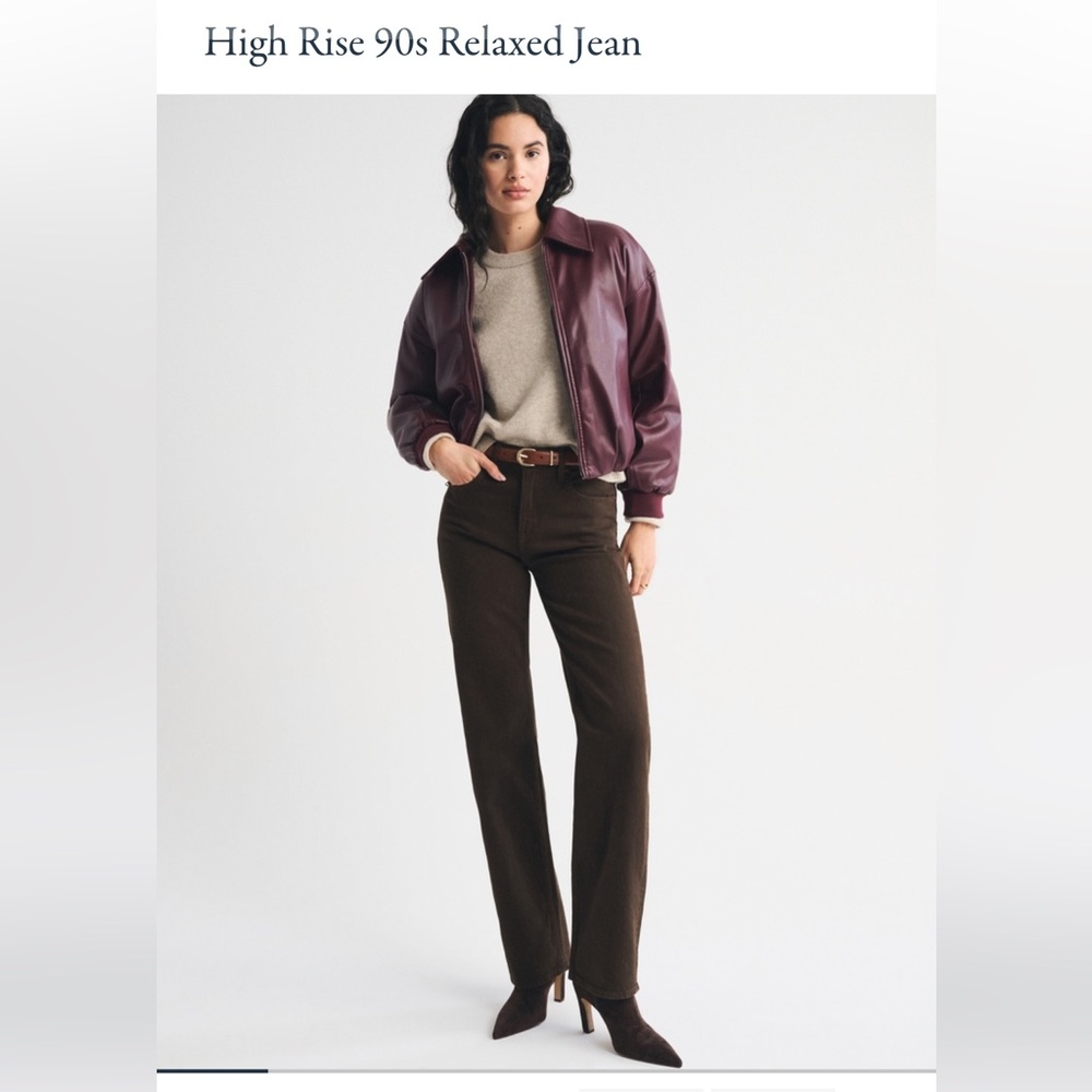 Abercrombie & Fitch High Rise 90s relaxed jean